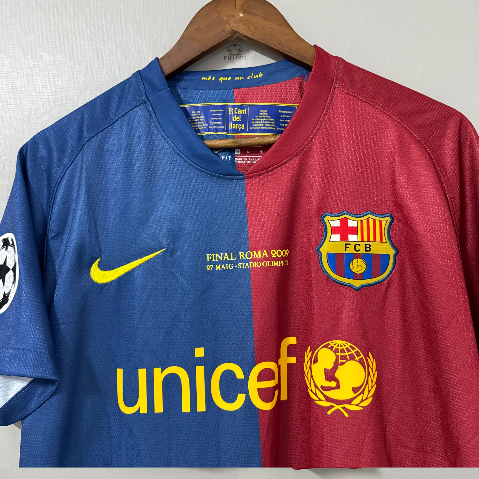 Barcelona 2008/09 Home (UCL Final) Retro Jersey