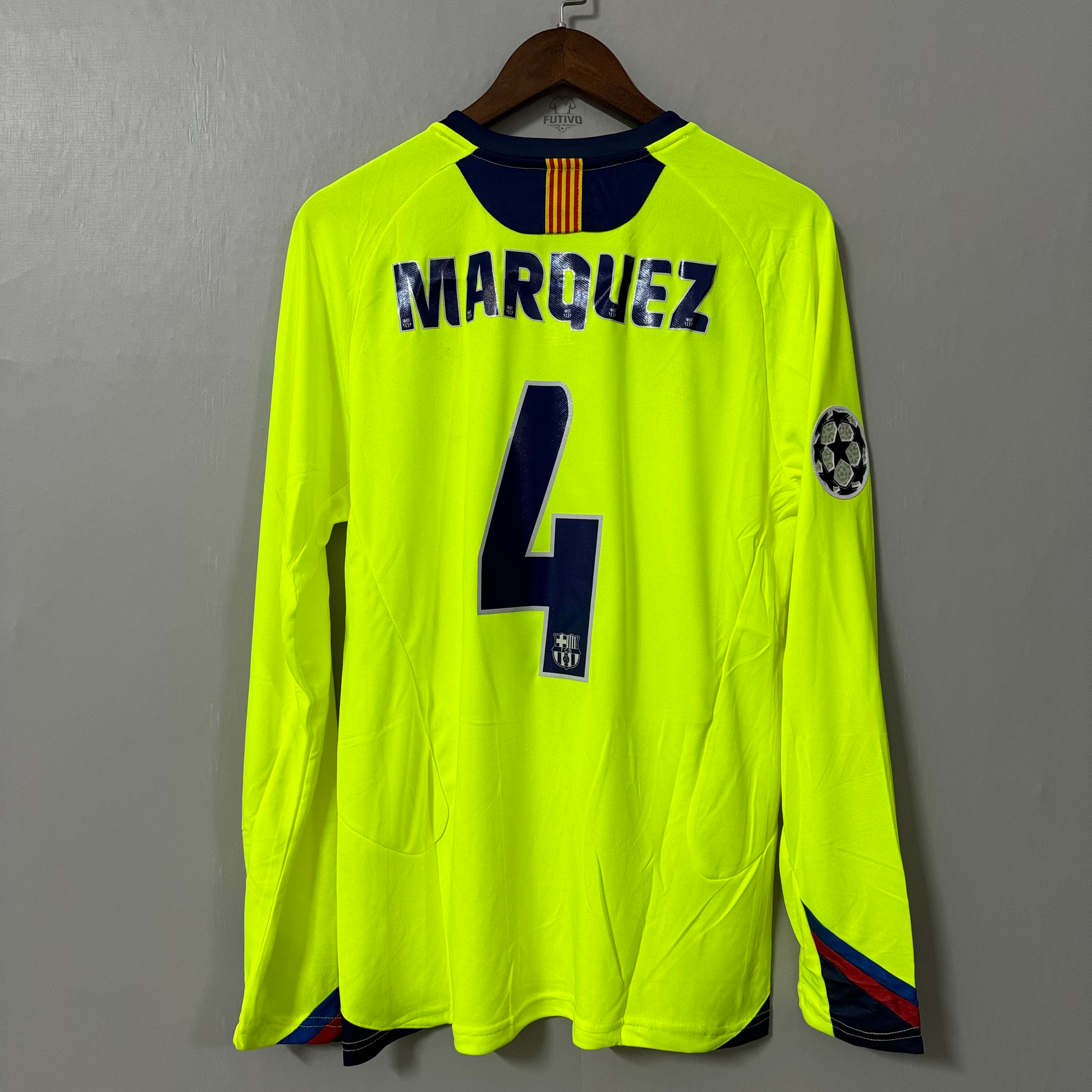 Barcelona 2005/6 Away Long-Sleeve Retro Jersey