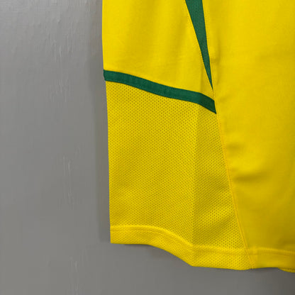 Brazil 2002 World Cup (Champions) Home Retro Jersey