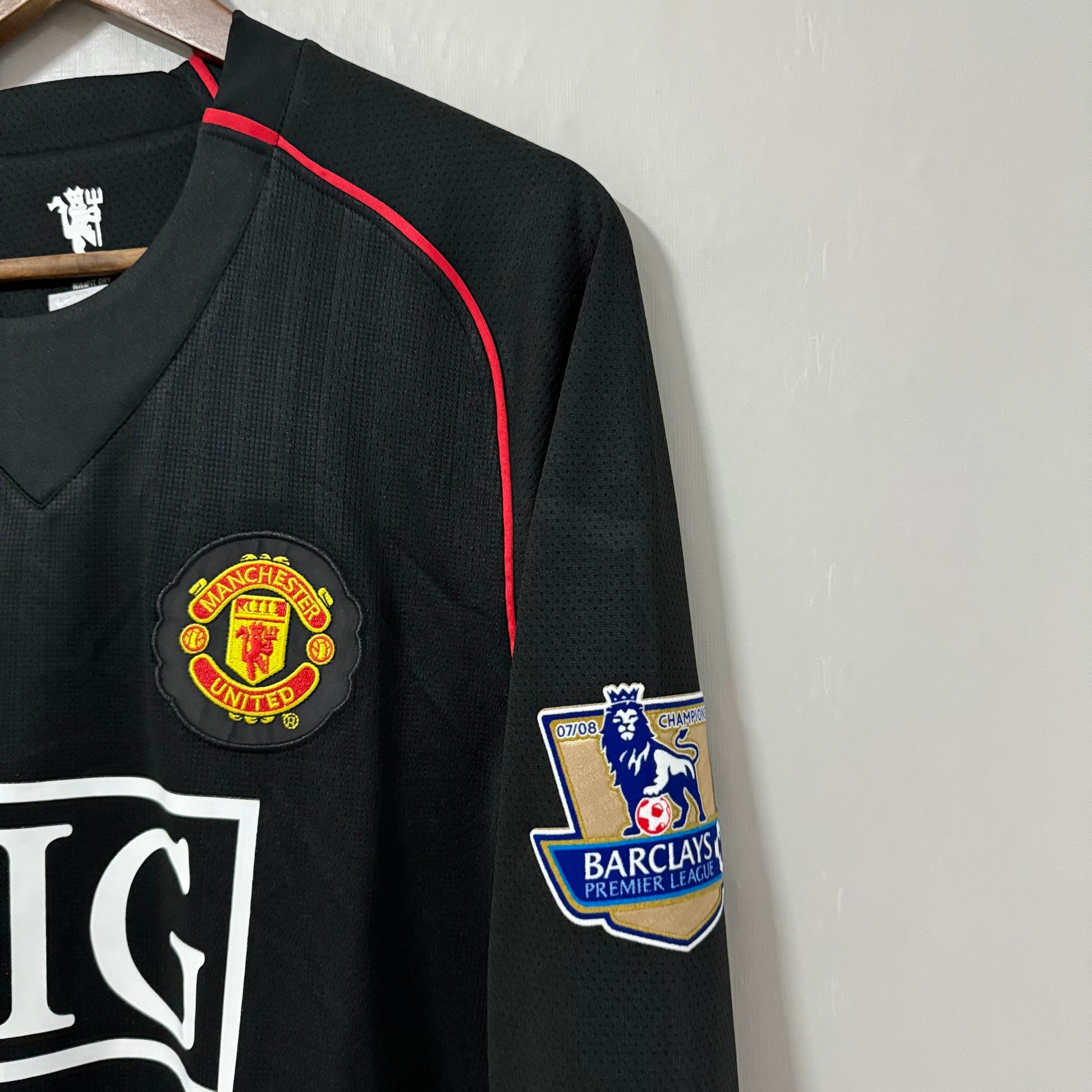 Manchester United 2007/08 Away (League) Long-Sleeve Retro Jersey