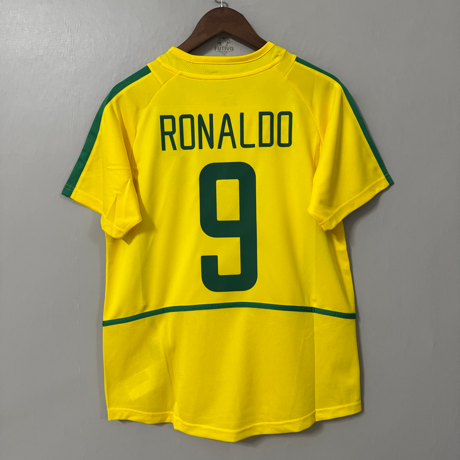 Brazil 2002 World Cup (Champions) Home Retro Jersey