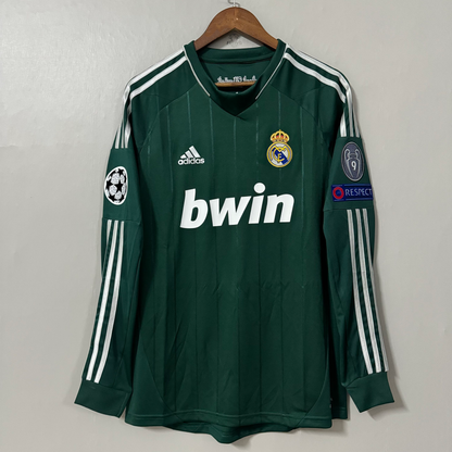Real Madrid 2012/13 Away Long-Sleeve Retro Jersey