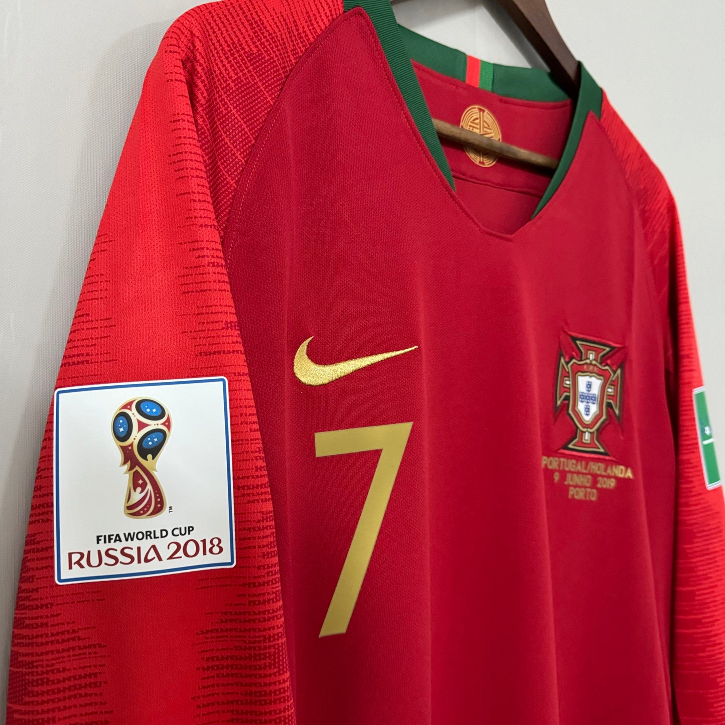 Portugal 2018 World Cup Home Long-Sleeve Jersey
