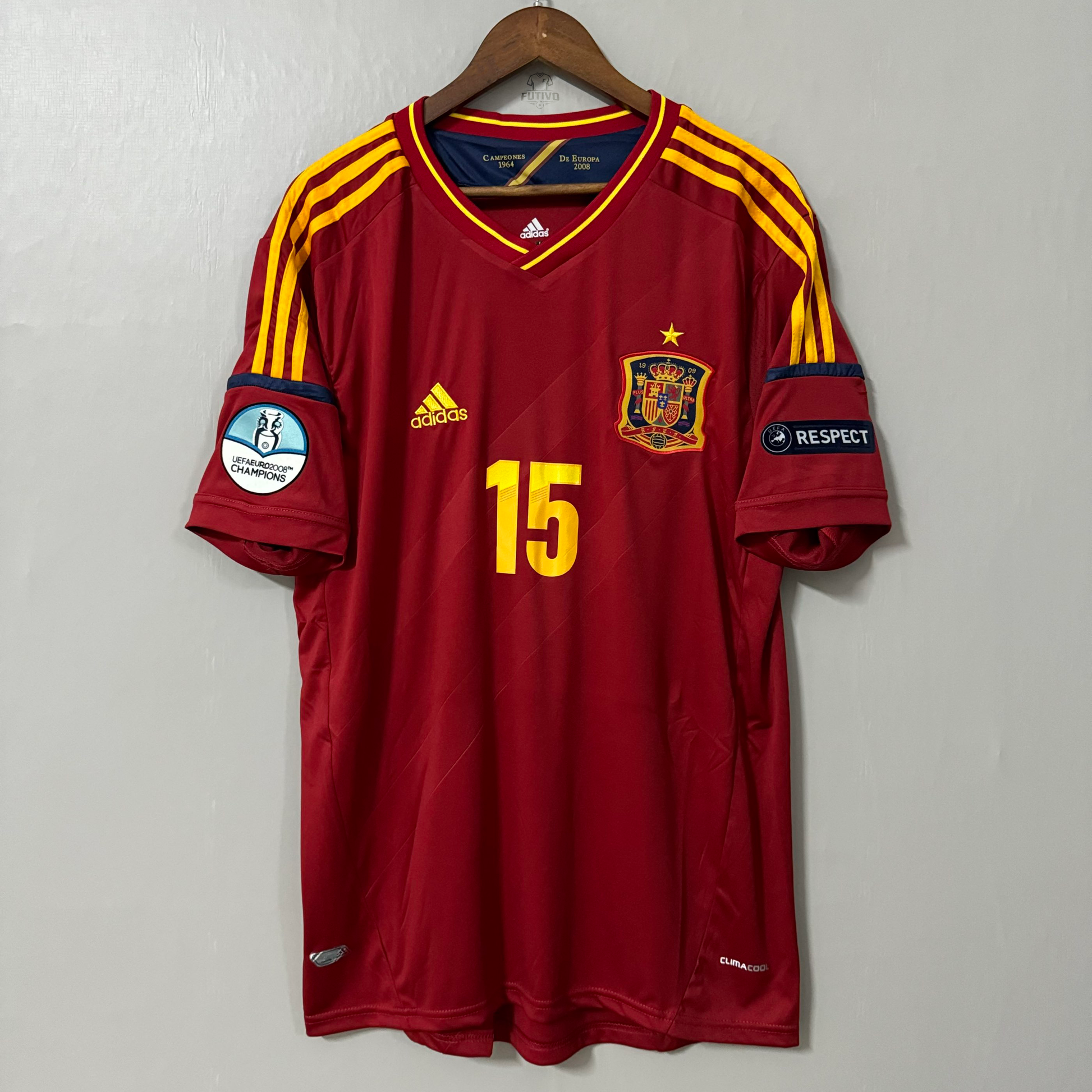 Spain 2012 Home Retro Jersey