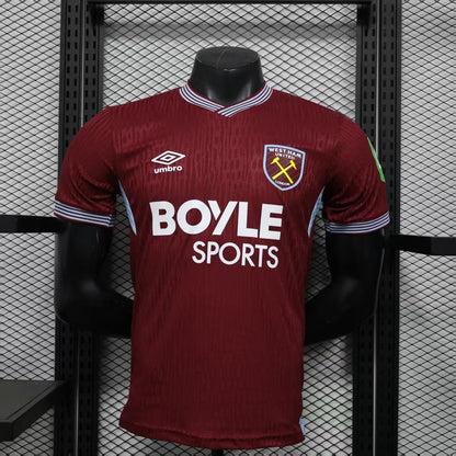 West Ham United 2025/26 Home Jersey – Player Edition