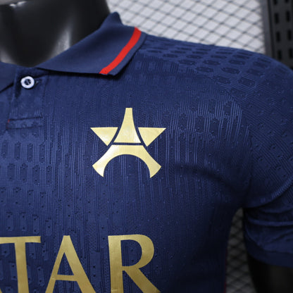 Paris Saint-Germain 2026/27 Blue Polo Collar Jersey – Player Edition