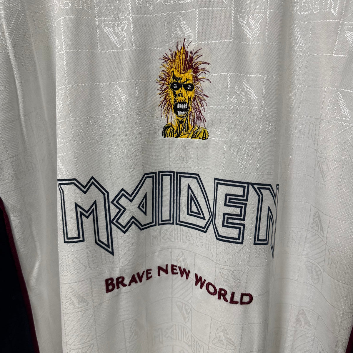 West Ham United x Iron Maiden 1999 Away Retro Jersey