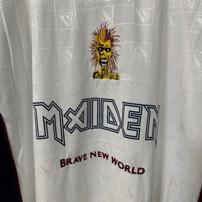 West Ham United x Iron Maiden 1999 Away Retro Jersey