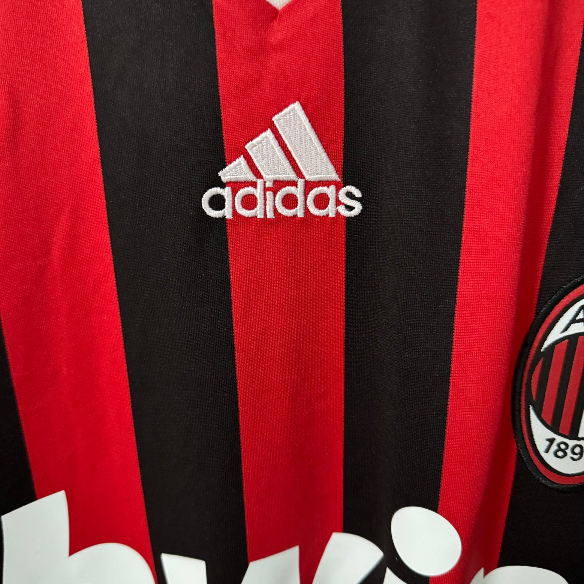 AC Milan 2009/10 Home Long-Sleeve Retro Jersey
