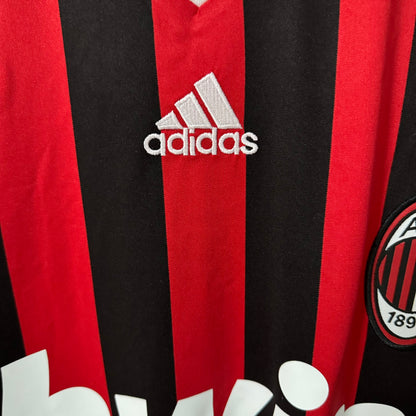 AC Milan 2009/10 Home Long-Sleeve Retro Jersey