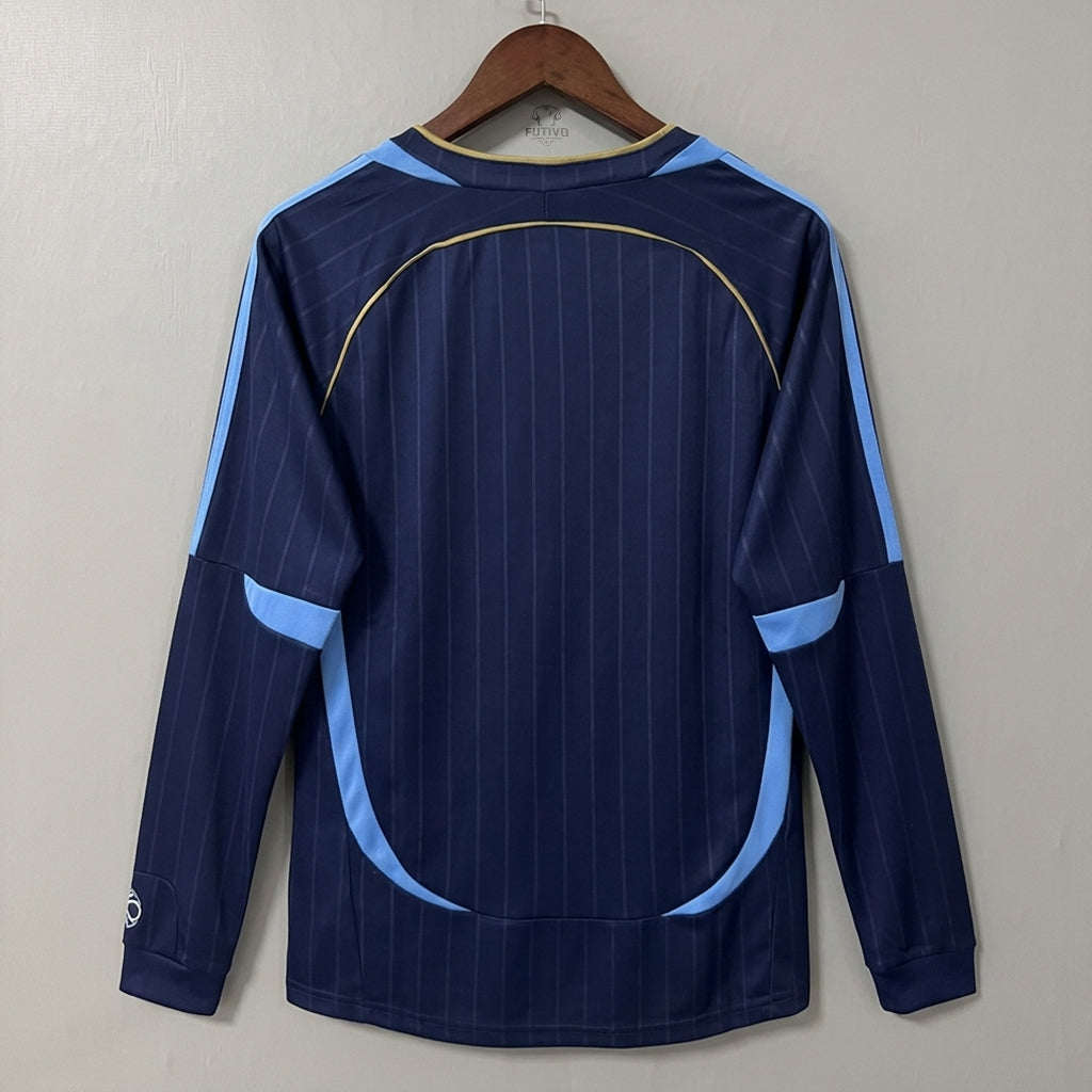 Argentina 2006 World Cup Away Long-Sleeve Retro Jersey