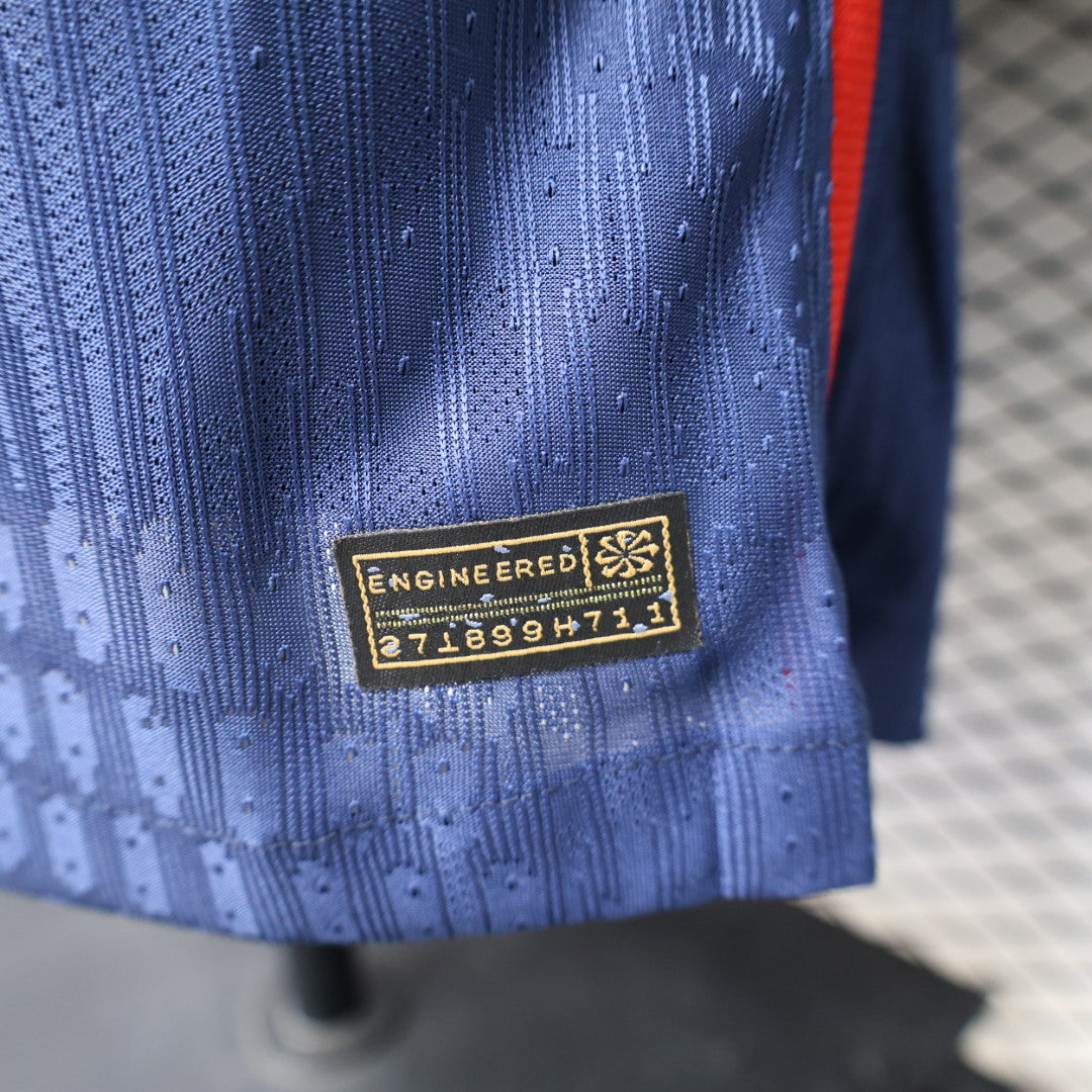 Paris Saint-Germain 2026/27 Blue Polo Collar Jersey – Player Edition
