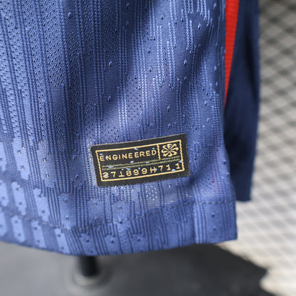 Paris Saint-Germain 2026/27 Blue Polo Collar Jersey – Player Edition