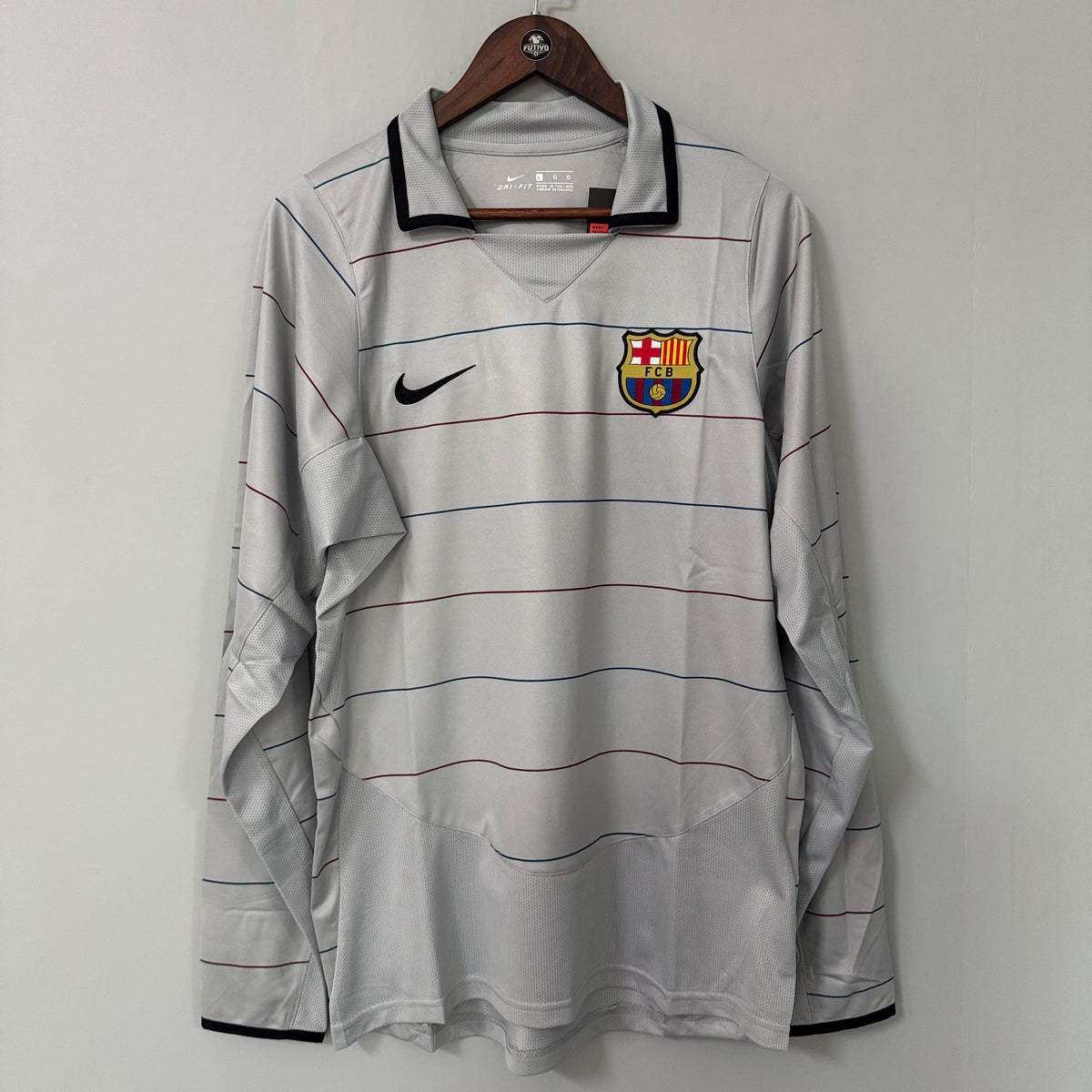 Barcelona 2003/04 Away Long-Sleeve Retro Jersey