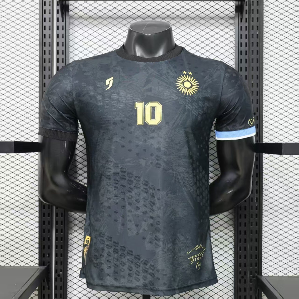 Argentina #10 Maradona Tribute Away (Third) Jersey – Player Edition