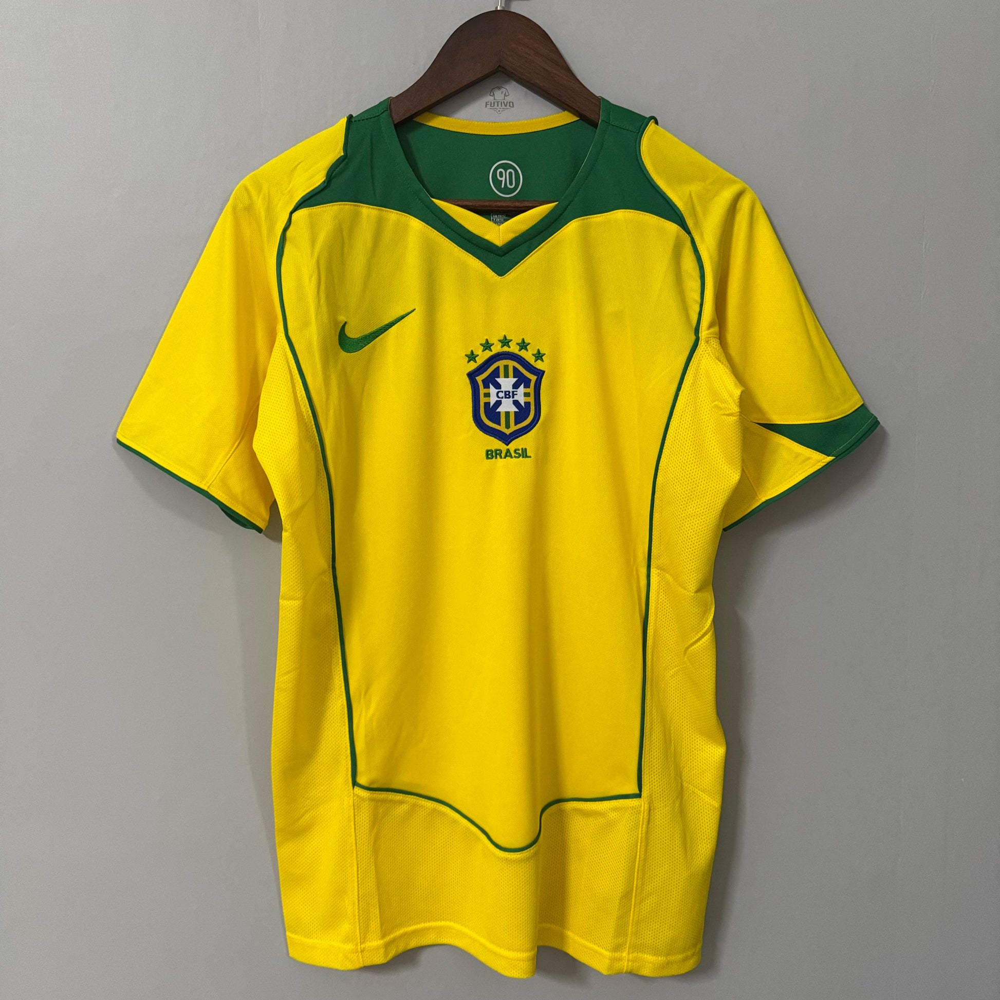 Brazil 2004 Home Retro Jersey