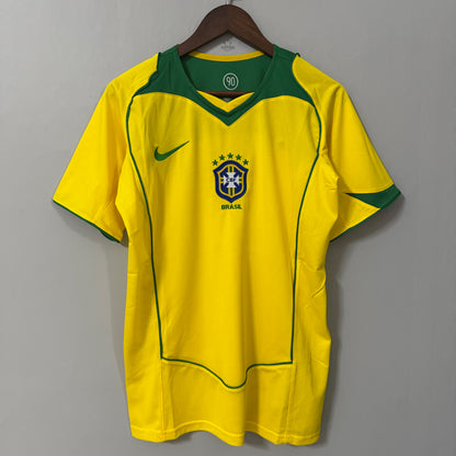 Brazil 2004 Home Retro Jersey