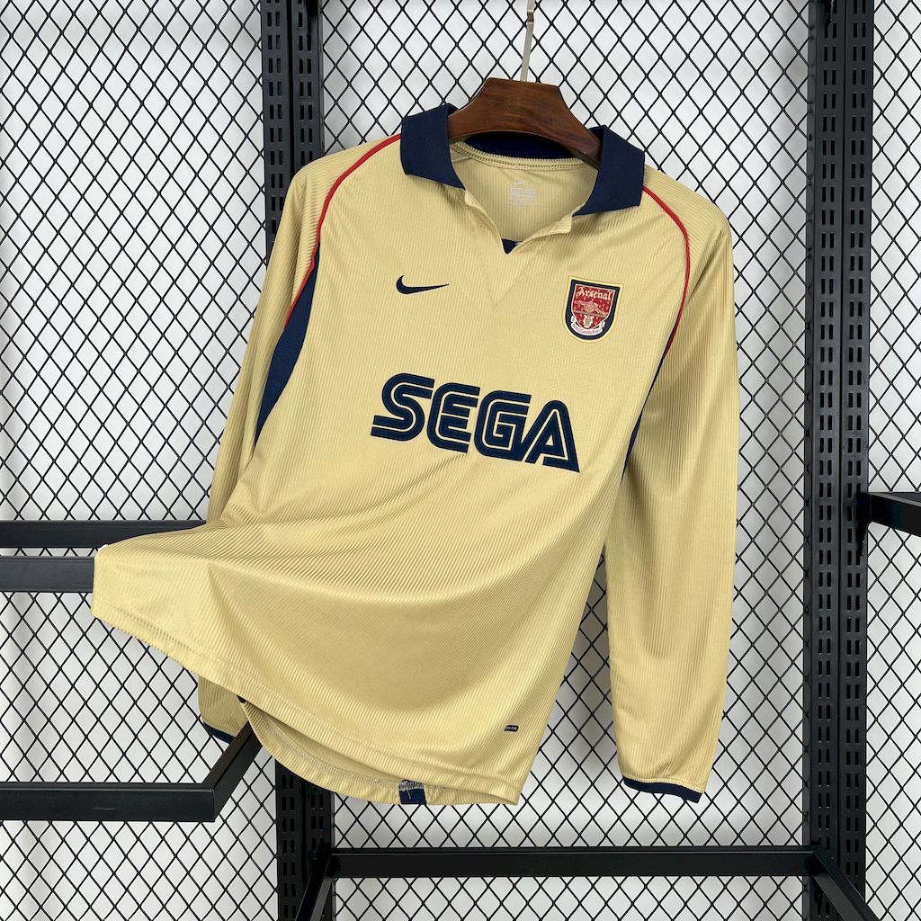 Arsenal 2001/02 Away Long-Sleeve Retro Jersey