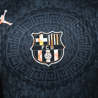 Barcelona 2025/26 Fan-Made Special Black Jersey – Player Edition
