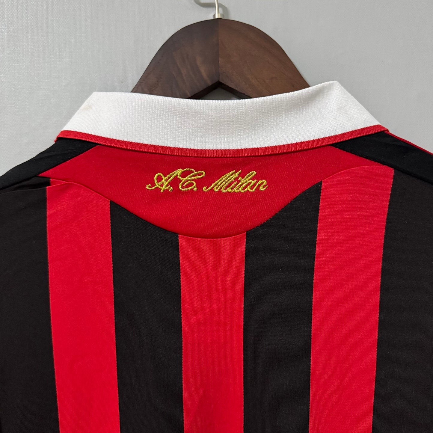 AC Milan 2009/10 Home Long-Sleeve Retro Jersey