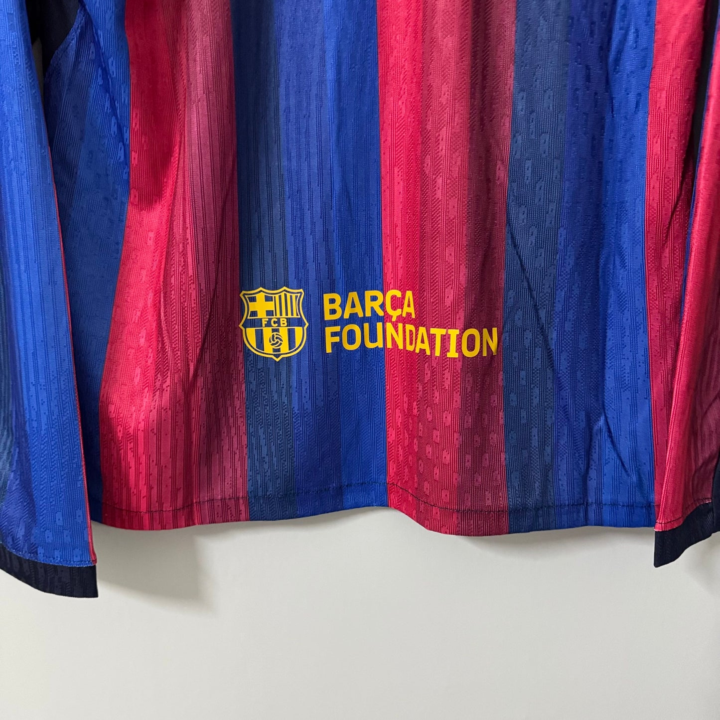 Barcelona 2026/27 Home Long-Sleeve Jersey – Player Edition