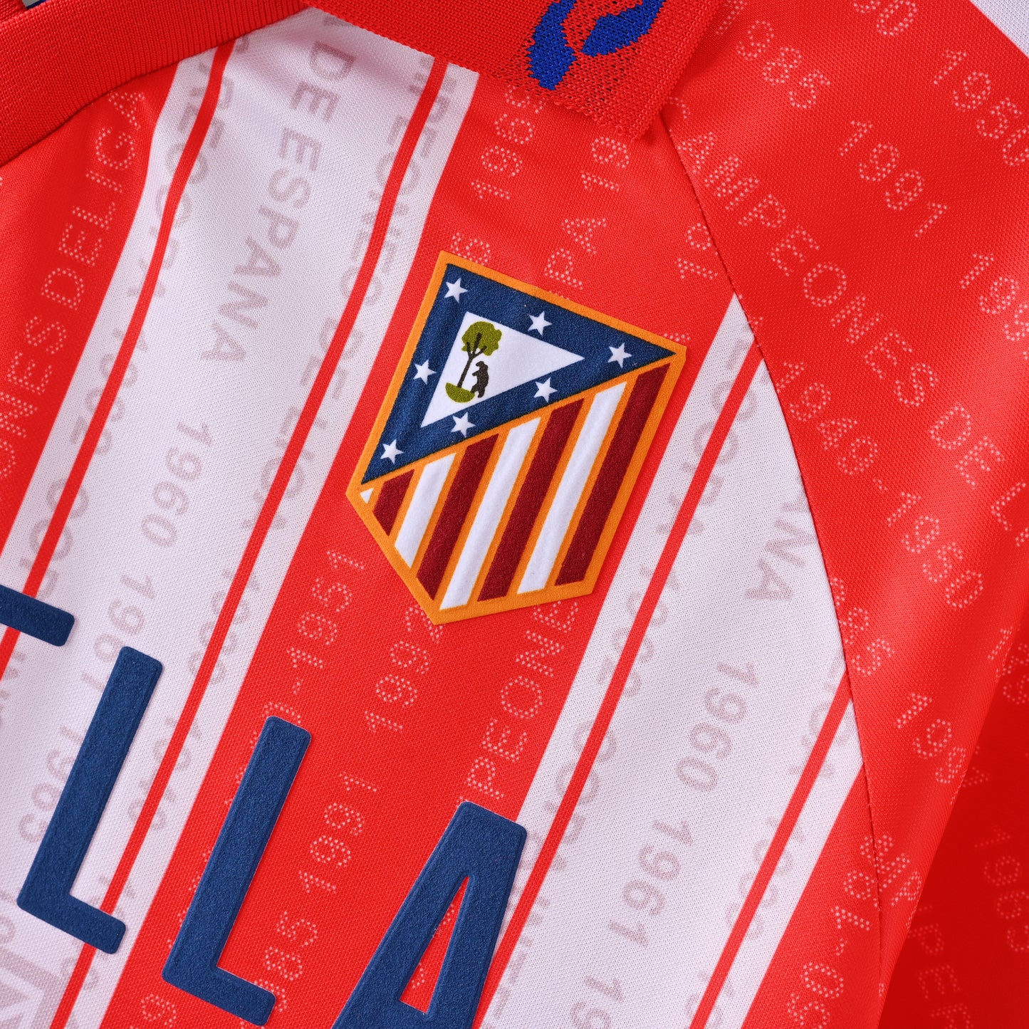 Atletico Madrid 1995/96 Home Retro Jersey