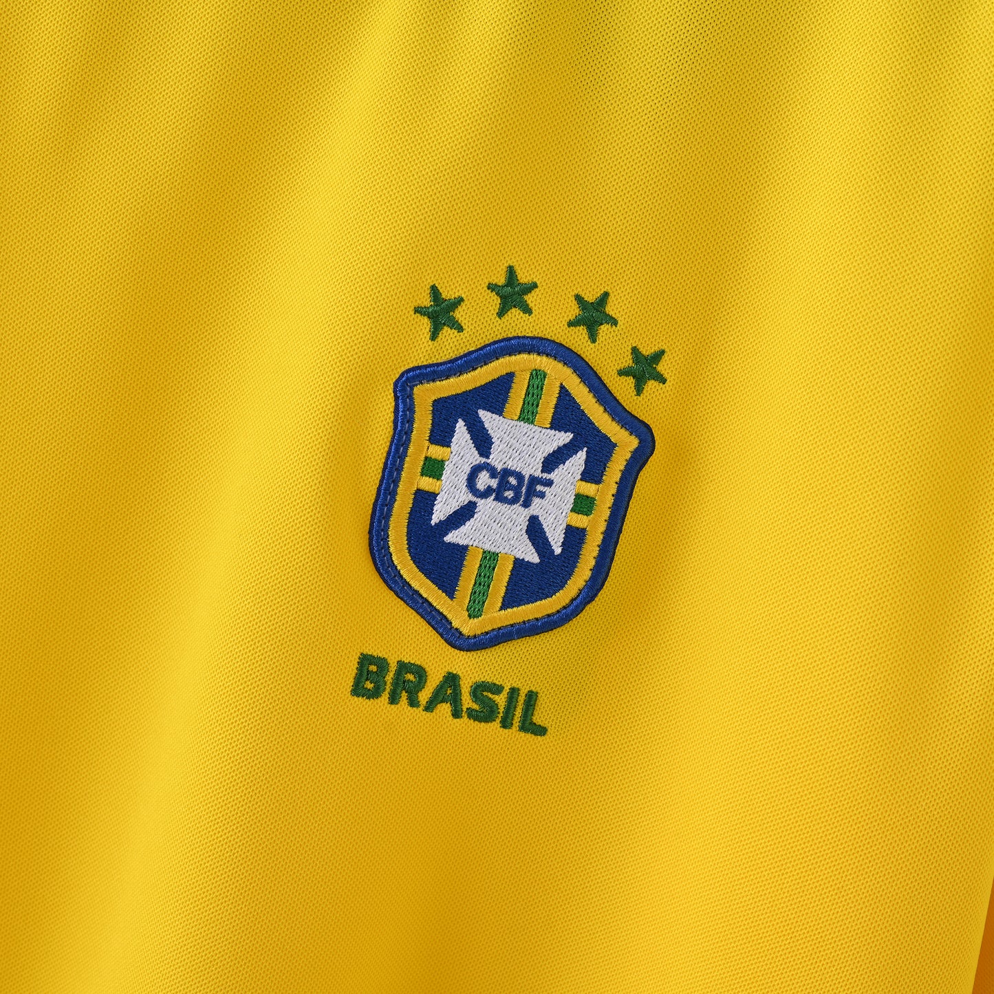 Brazil 1998 Home Long-Sleeve Retro Jersey