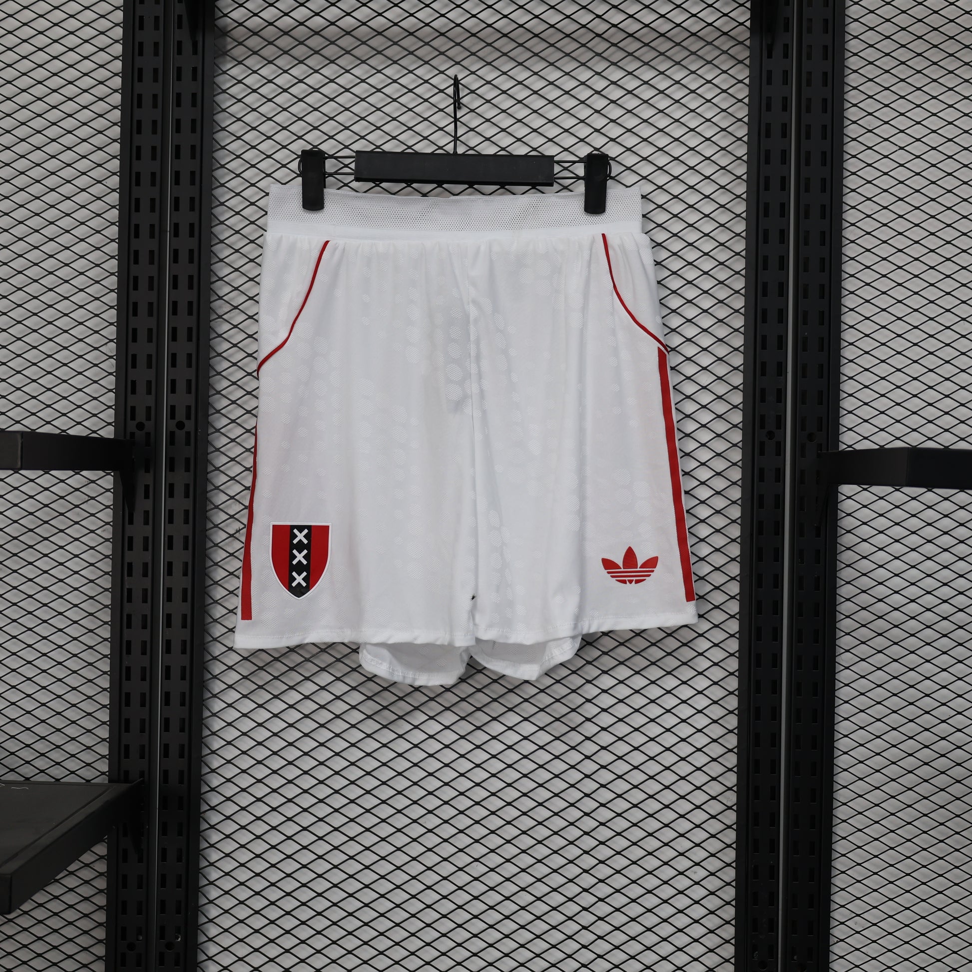 Ajax Amsterdam 2025/26 White Shorts – Player Edition