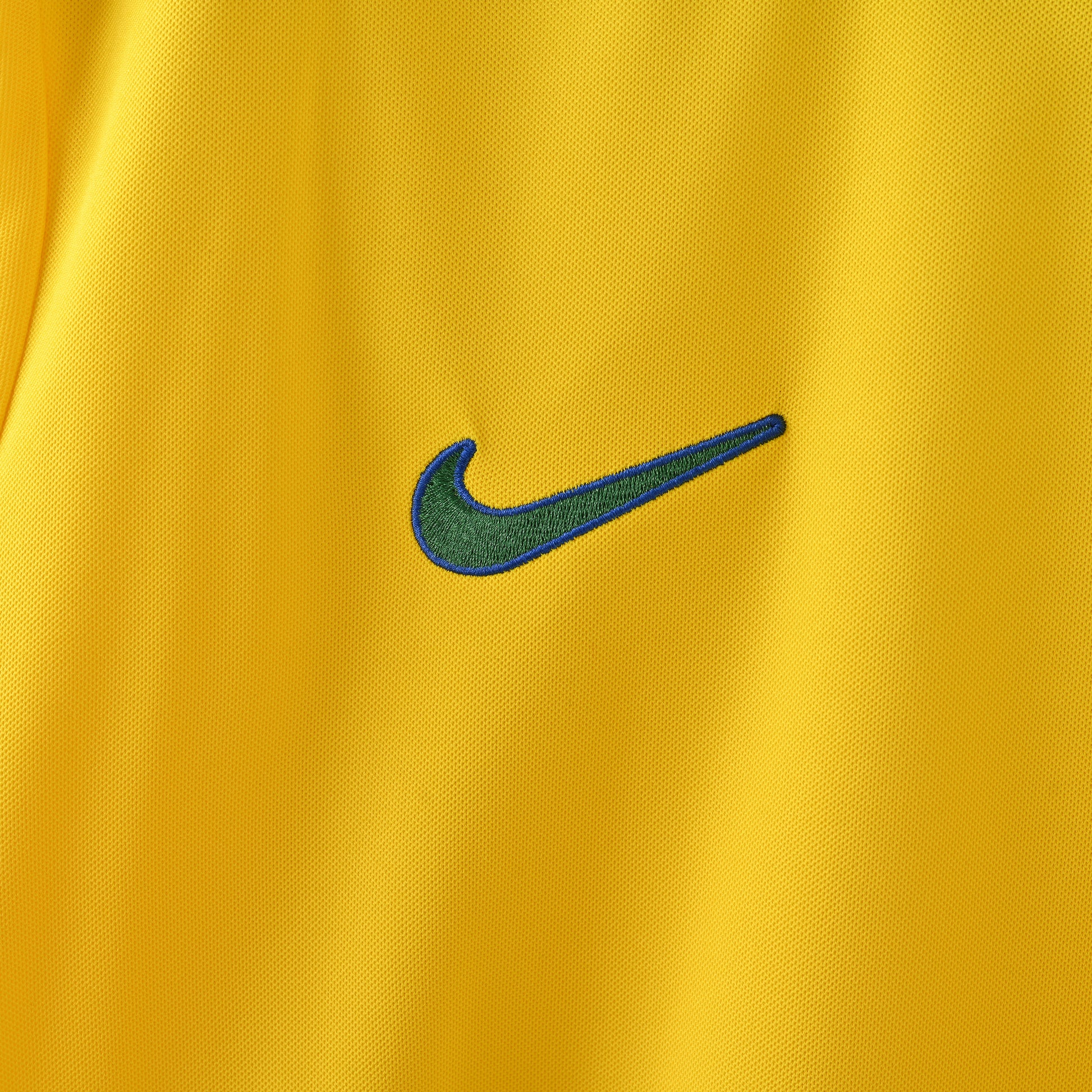 Brazil 1998 Home Long-Sleeve Retro Jersey