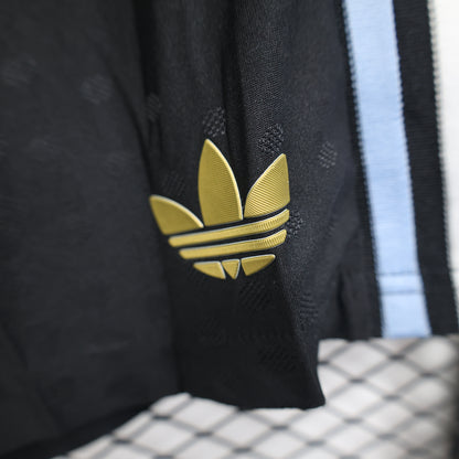 Argentina 50th Anniversary 2024/25 Black Shorts – Player Edition