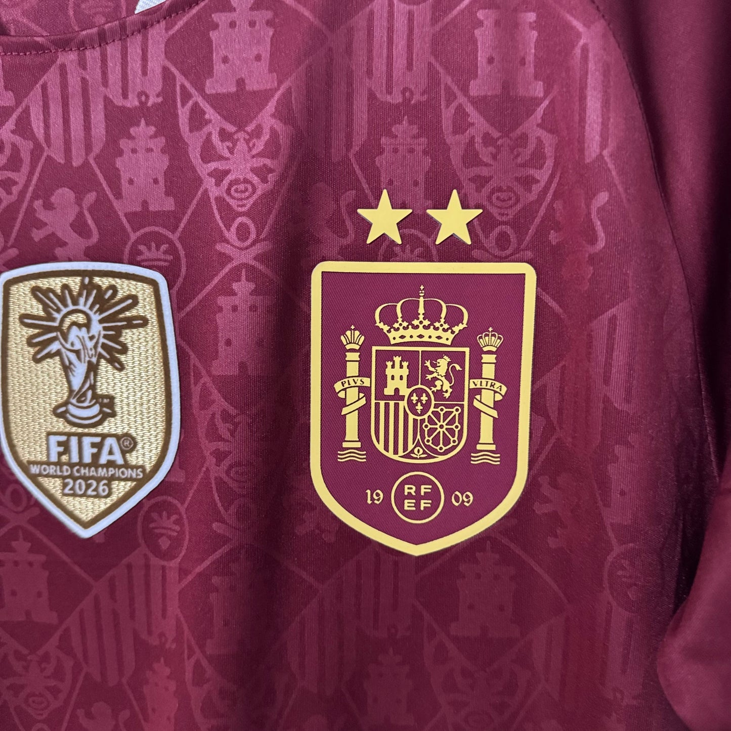 Spain 2026 Wine Red Champions Special Jersey