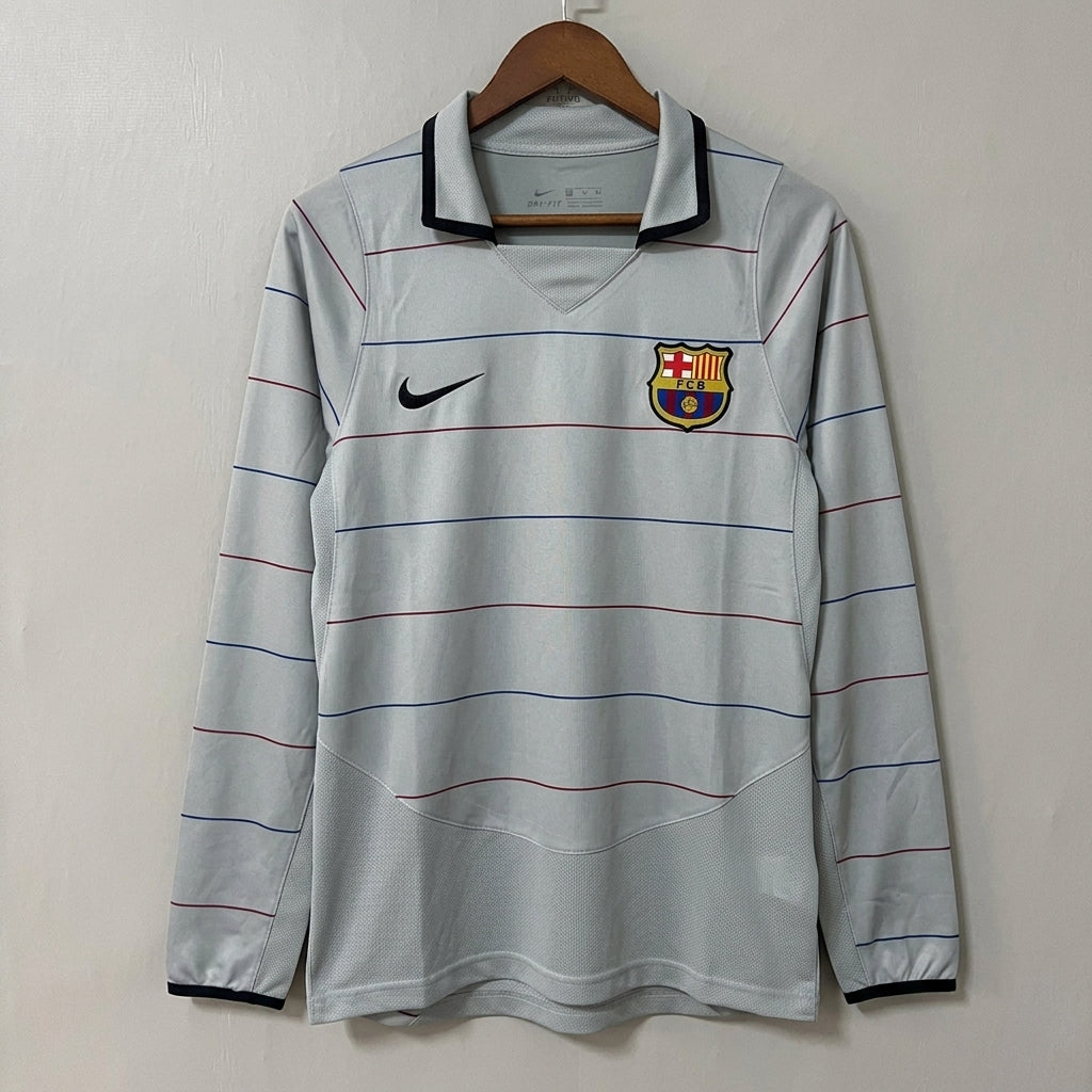 Barcelona 2003/04 Away Long-Sleeve Retro Jersey