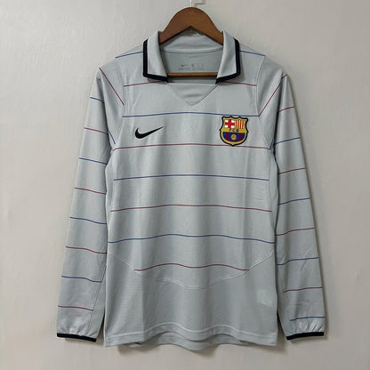 Barcelona 2003/04 Away Long-Sleeve Retro Jersey