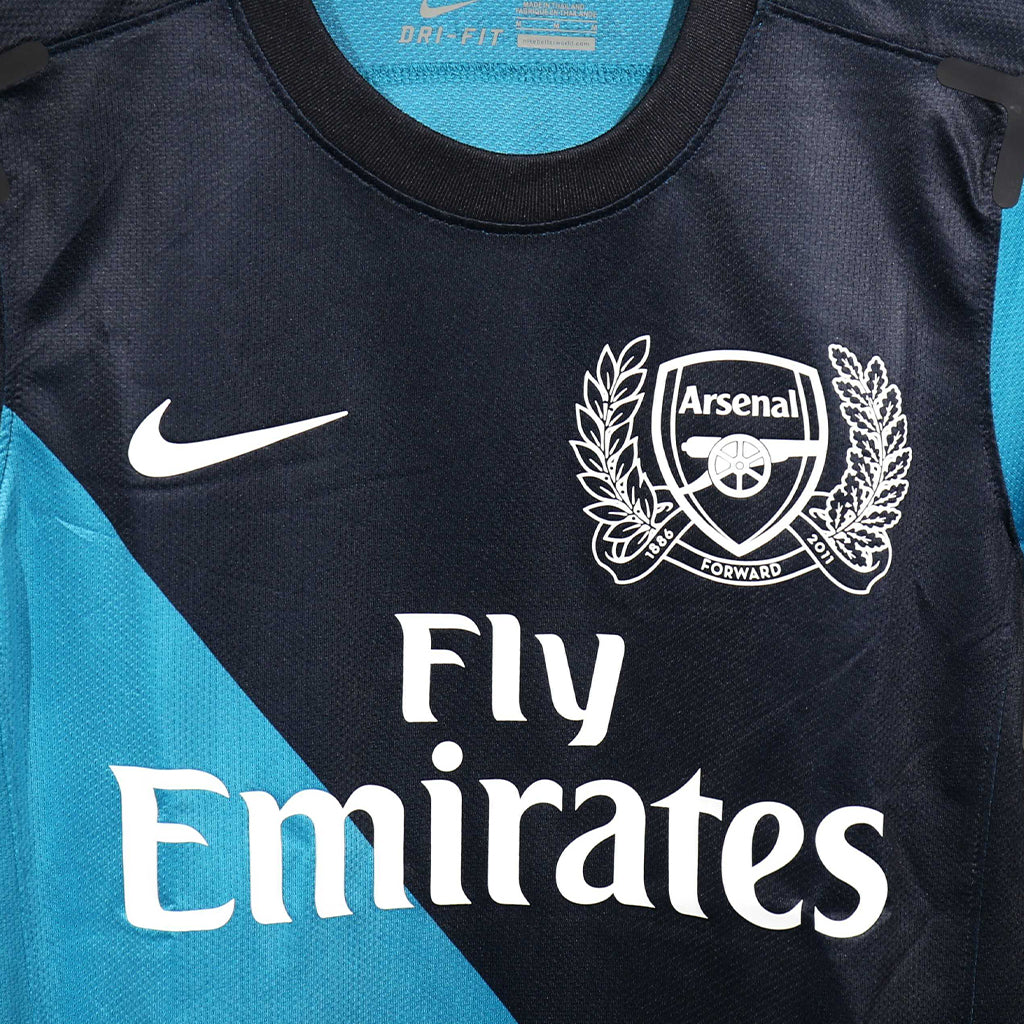 Arsenal 2011/12 Away Retro Long-Sleeve Jersey – Player Edition