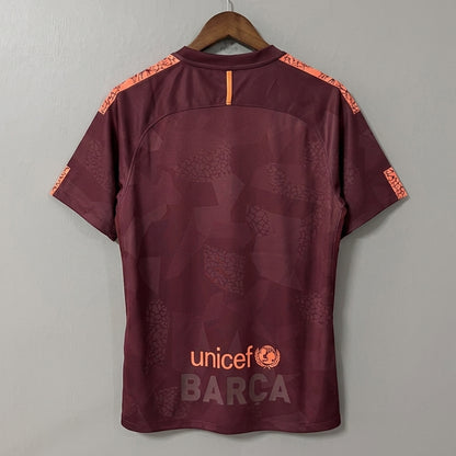 Barcelona 2017/18 Away (Third Kit) Retro Jersey