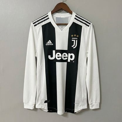 Juventus 2018/19 Home Long-Sleeve Jersey – Player Edition