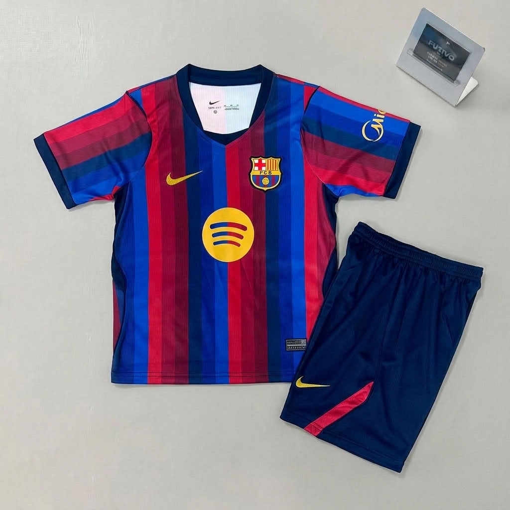 Barcelona 2026/27 Home Kids Kit