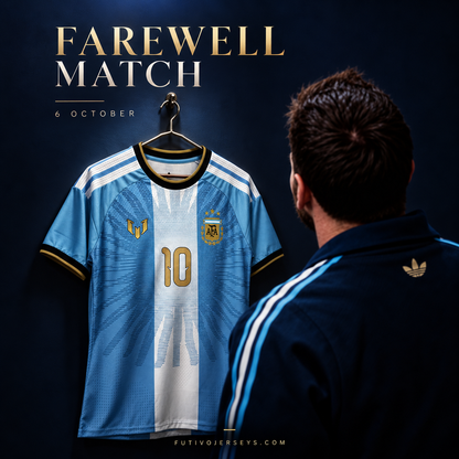 Argentina 2026 Lionel Messi Farewell Jersey – Player Edition