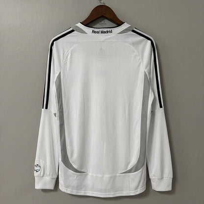 Real Madrid 2006/07 Home Long-Sleeve Retro Jersey