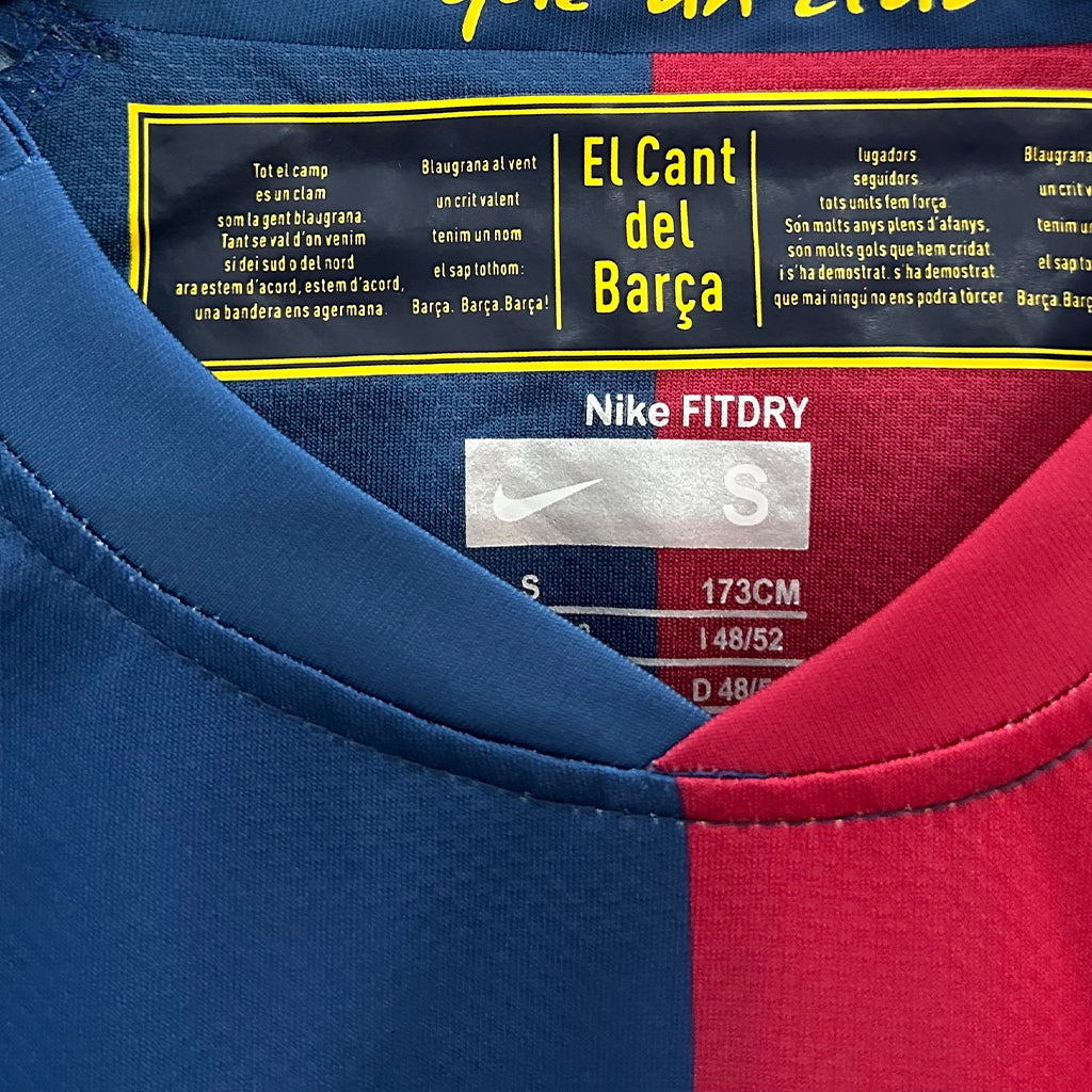 Barcelona 2008/09 Home (UCL Final) Long-Sleeve Retro Jersey