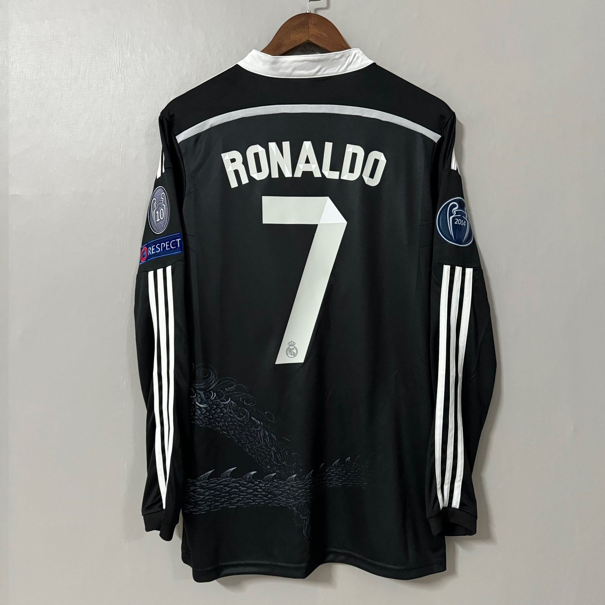 Real Madrid 2014/15 Away (Third Kit) Long-Sleeve Retro Jersey