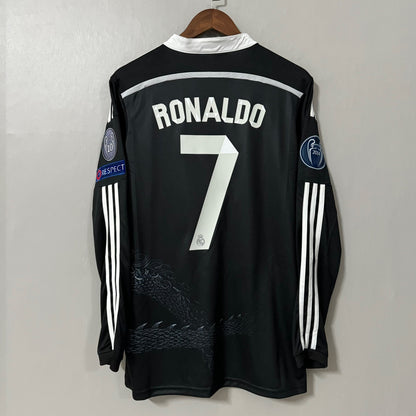 Real Madrid 2014/15 Away (Third Kit) Long-Sleeve Retro Jersey