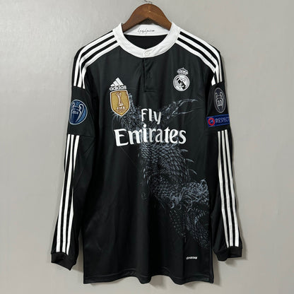 Real Madrid 2014/15 Away (Third Kit) Long-Sleeve Retro Jersey